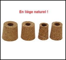 Bouchon percé pour robinet de