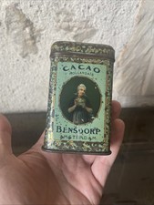 Boite ancienne tôle lithographiée CACAO BENSDORP Amsterdam