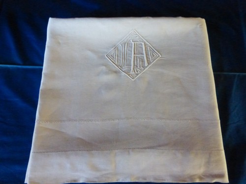 Drap ancien lin - drap, utilise