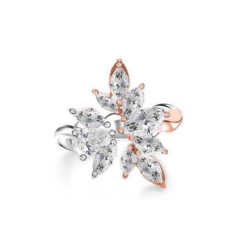 Bague alliance cluster diamant - bague,