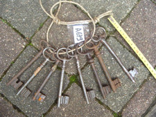 LOT A679 DE 8 GRANDE CLÉ CLÉS CLEFS CLEF ANCIENNES DE PORTE SERRURE