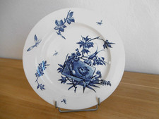 PLAT CREUX FAIENCE ANCIEN DECOR  OISEAU ET FLEURS.  Lot 1.diam : 29,2 cm.