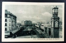 CASABLANCA Place des Nations-Unies , Place de France MAROC  CPA POSTCARD  P499
