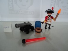PLAYMOBIL vintage pirates soldat anglais et canon set 5141 de 2014 #1