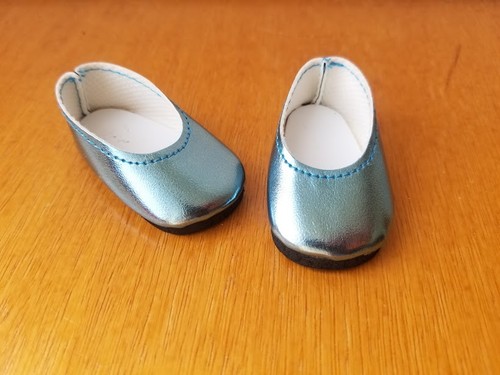 Chaussure 55mm bleu poupée - g,