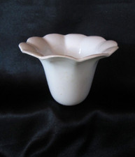 ETOUFFOIR de LAMPE à PETROLE ART NOUVEAU Mouchette Tulipe Verre Opaline