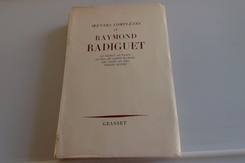 Raymond radiguet oeuvres - raymond,
