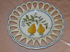 Grand assiette faïence Est ou