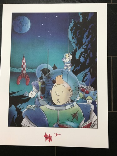 Affiche poster tintin a - tintin, on