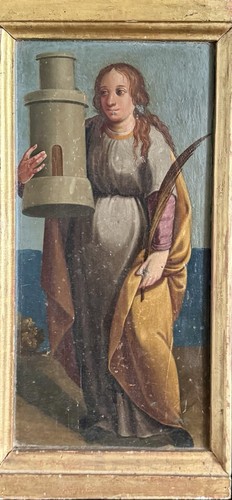 Tableaux anciens sainte barbe - tableaux,