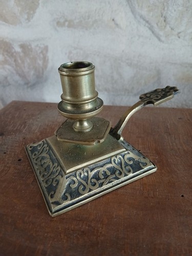 Bougeoir mai en bronze - bougeoir, maîn