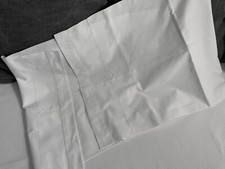 Linge Ancien Taie De traversin Pour Petit Lit Dentelle Point Jour  Au Volant