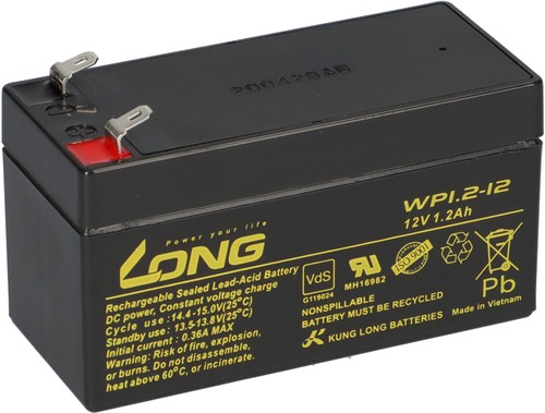 Batterie plomb 12v 2ah - 12v, 1,2ah
