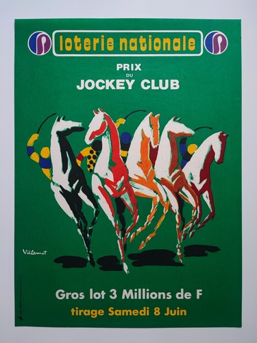 Villemot bernard affiche 1965 - bernard,