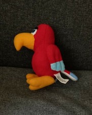 A6-Peluche Perroquet rouge Nouveaux Bijoutiers