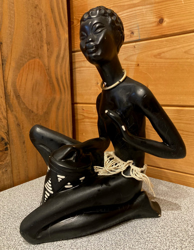 Sculpture plâtre homme - en,