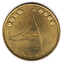 Médaille 110ans DU CONCOURS LEPINE- 2011 - FRANCE - MdP jeton touristique