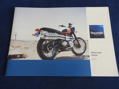Catalogue moto triumph gamme - moto,