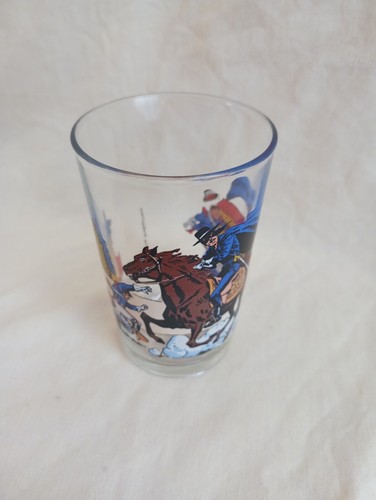 Verre moutarde zorro - moutarde,