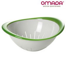 Tamis, égouttoir à pâtes, égouttoir, Ø 26 cm, coloré, ergonomique, Omada Design