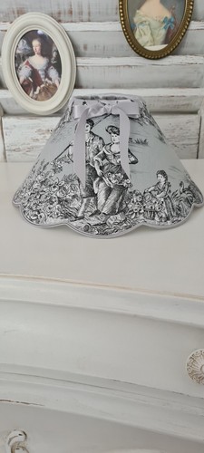 Abat jour festonné - festonné, toile