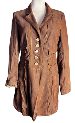 Manteau velours marron - , bohème