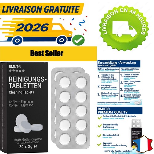 Pastilles nettoyage machine - , à