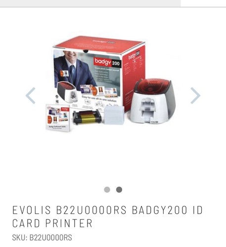 Evolis badgy200 b22u0000rs - evolis,