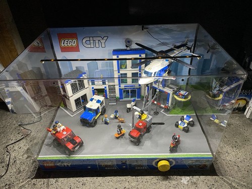 Vitrine publicitaire plv - vitrine, lego