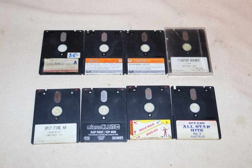 Lot disquettes jeux - de, 8