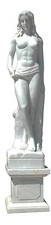 Sculpture Marbre Blanc Statue
