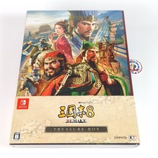 Romance of The Three Kingdoms 8 Remake [Treasure Limited Box] Switch Japan New (