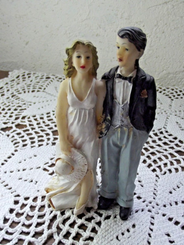 Figurines couple maries resine - figurines,