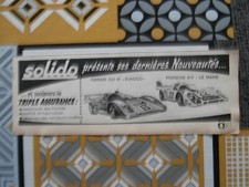 Publicité SOLIDO & FERRARI