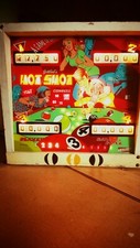 Backglass flipper "Hot Shot" années 80