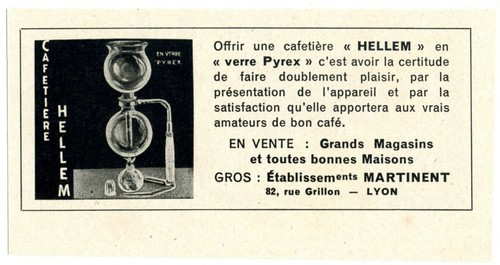 1955 cafetière hellem - 1955,