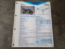 FICHE TECHNIQUE KAWASAKI ZXR750J