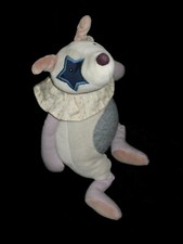 Doudou musical boite à musique Chien Aldo gris bleu Aimé et Céleste Moulin Roty