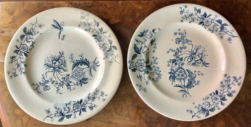 Assiettes plates longwy - plates,