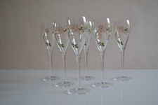 6 flutes à champagne Perrier