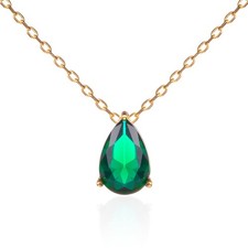 Collier Pendentif Vert