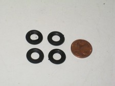 C30 CORGI, 4X pneus striés bande ronde (mini's,herald, spoton...).... 12 / 6