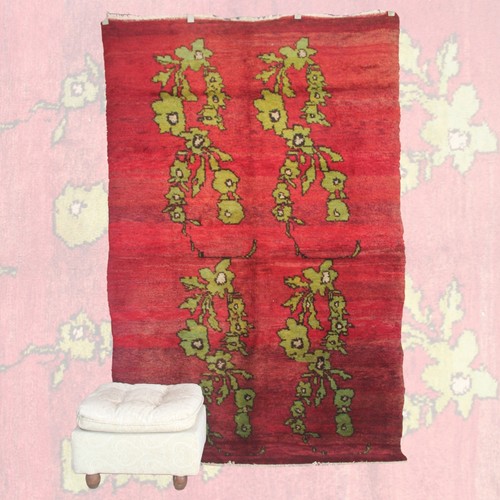 Tapis turc vintage fait main - ,