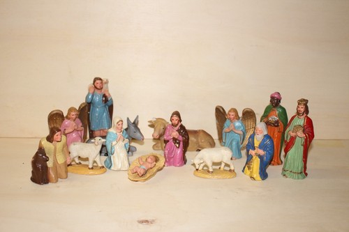 Ancienne crèche lot de - ancienne, ,
