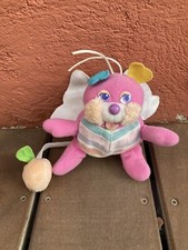 Peluche Popples fruit pêche papillon vintage
