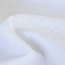 Toile de Lin lavé blanche [au demi-mètre]