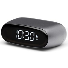 Réveil LEXON Minut ultra-compact Rechargeable Gris
