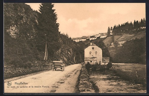 Cpa houffalize route de - houffalize,, la