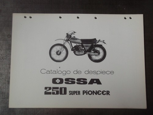 Ossa part list pieces - ossa,