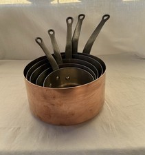 Série De 5 Casseroles Cuivre